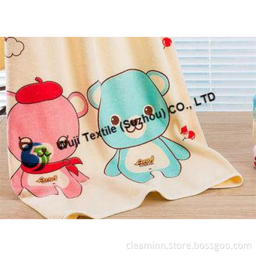 Super Soft Comfortable Microfiber Swimming Towel , Cartoon